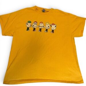 Men’s XL Pittsburgh Pirates Yellow Mrs. T’s Pierogi Promotional Tee